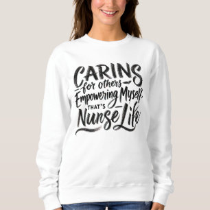 Sweatshirt Prendre soin des autres M'autonomiser