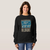 Sweatshirt Prenez La Route Milwaukee Coworker Wisconsin Coll (Devant entier)