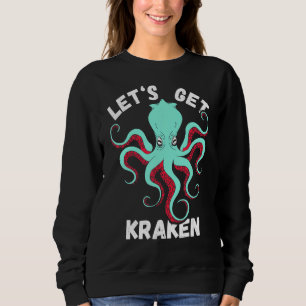 Sweatshirt Prenons Kraken Sea Monster Reef Octopus Sea Crea