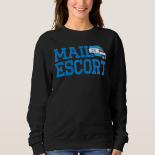 Sweatshirt Préposé des postes escorte de courrier Courrier po