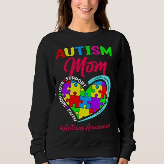 Sweatshirt Présentation de la mère de Sensibilisation sur l'a (Devant)