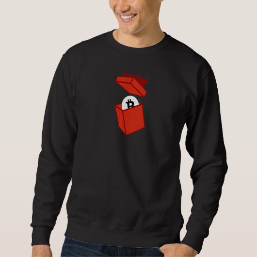 Sweatshirt Présente Cryptomonnaie Bitcoin Digital Coin Merch (Devant)