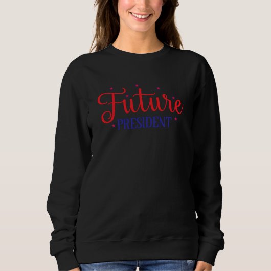 Sweatshirt président américain de l'avenir (Devant)
