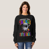 Sweatshirt Prêt À Attaquer Le Baseball De 5E Année Retour À (Devant entier)