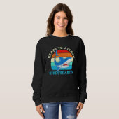 Sweatshirt Prêt À Attaquer Le Requin De La Maternelle (Devant entier)