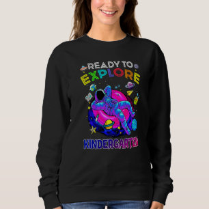 Sweatshirt Prêt À Explorer La Maternelle Retour À L'École Ast