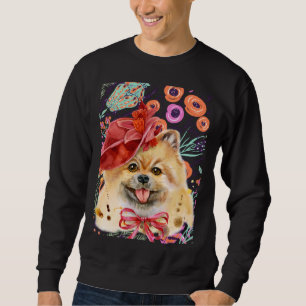 Sweatshirt Prêt Poméranien Prêt Pour Les Valentines