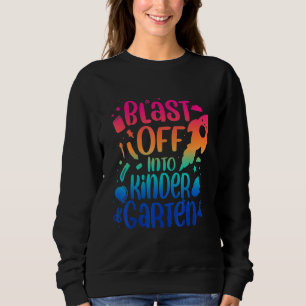Sweatshirt Prêt Pour La Maternelle Tie Dye Blast En Genre
