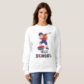 Sweatshirt Prêt pour l'école en ligne (Devant entier)