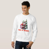 Sweatshirt Prêt pour Noël (Devant entier)