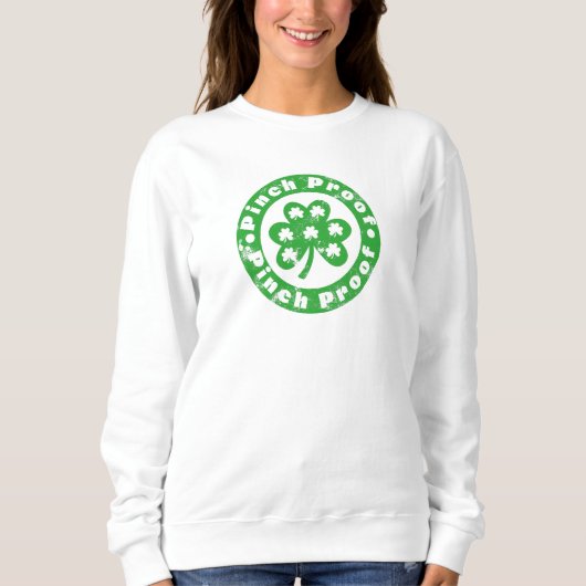 Sweatshirt Preuve de pincement St. Patrick's Day (Devant)