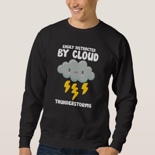 Sweatshirt Prévision météorologique météorologue météo (Devant)
