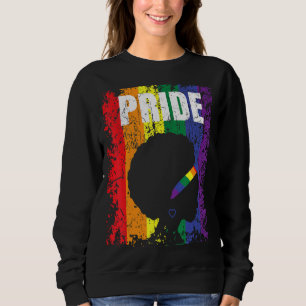 Sweatshirt Pride Arc-en-ciel Coeurs Tournesol Lgbt Gay Lesbia