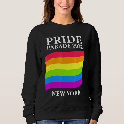 Sweatshirt Pride Parade 2022 New York (Devant)