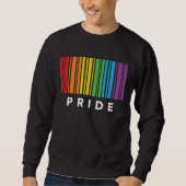 Sweatshirt Pride Rainbow Barcode LGBTQIA+ T-shirt (Devant)