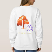 Sweatshirt Prière de Noël (Dos)