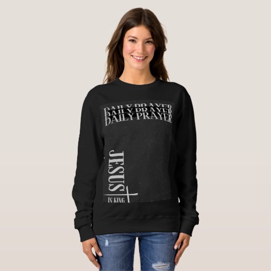Sweatshirt Prière quotidienne (Devant entier)