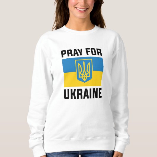Sweatshirt Priez Pour L'Ukraine (Devant)