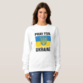Sweatshirt Priez Pour L'Ukraine (Devant entier)