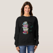Sweatshirt Priez Thé Direct Répéter Conversations Classiques  (Devant entier)