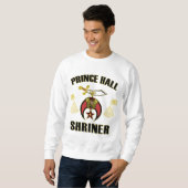 Sweatshirt Prince Hall Shriner Noble de Mystic Shrine Mason P (Devant entier)