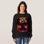 SWEATSHIRT PRINCESS VAMPIRE DES BATS - GOTHIQUE (Devant entier)
