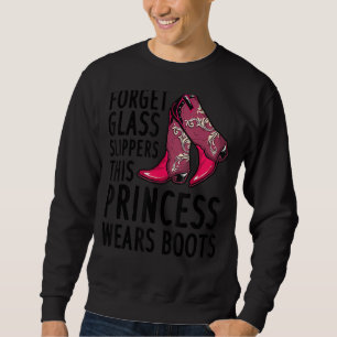 Sweatshirt Princess Wear Boots Cowgirl Pays Western Girl