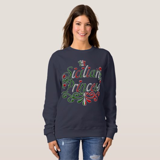 Sweatshirt Princesse de Sicile (Devant entier)