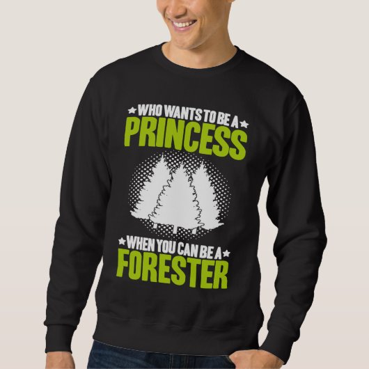 Sweatshirt Princesse forestière forestier (Devant)