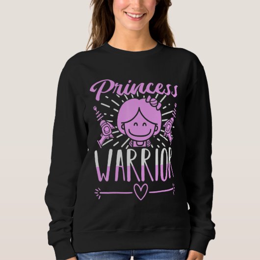 Sweatshirt Princesse Warrior (Devant)