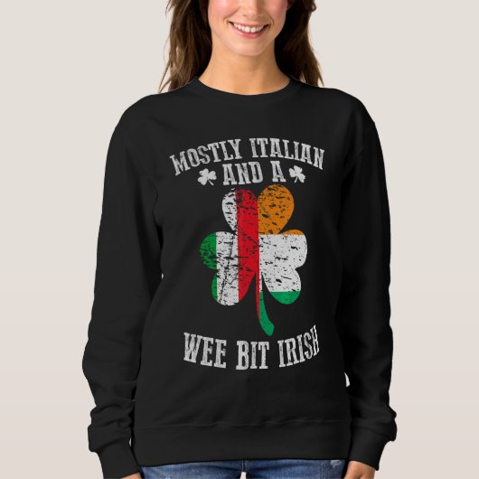 Sweatshirt Principalement italien Weit Bit irlandais Italie S (Devant)