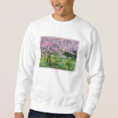 Sweatshirt Printemps à Claude Monet Garden (Devant)