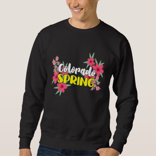 Sweatshirt Printemps du Colorado (Devant)