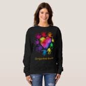 Sweatshirt Prise de conscience de l'arthrite spondylarthrite (Devant entier)
