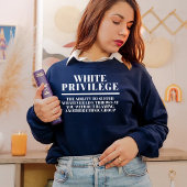Sweatshirt Privilège Blanc