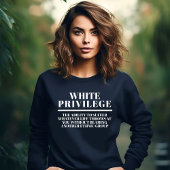 Sweatshirt Privilège Blanc