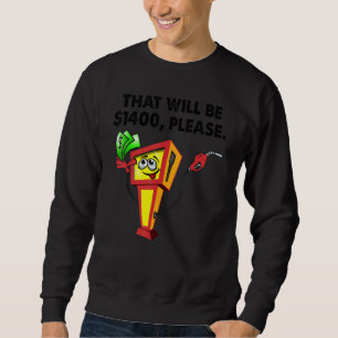 Sweatshirt Prix du gaz Coût du carburant diesel Augmentation