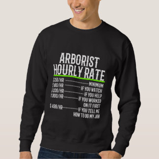 Sweatshirt Prix Horaire De L'Arboriste Ne Me Dites Pas Commen