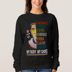 Sweatshirt Pro Choice Femmes Ruth Bader Ginsburg Manifestatio