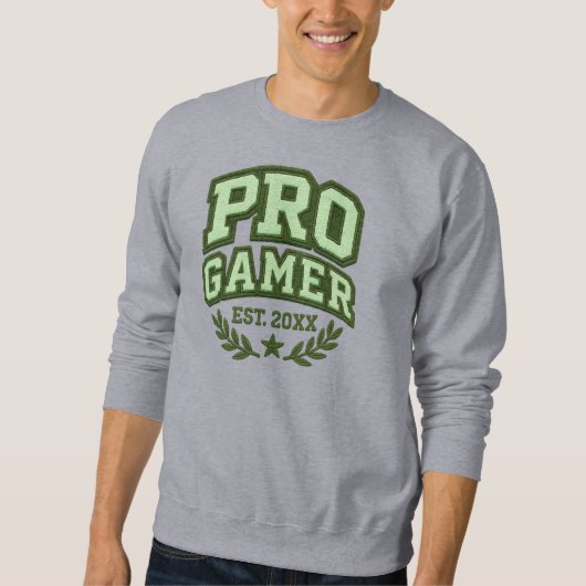 Sweatshirt PRO GAMER — Varsity Chenille Patch (Devant)
