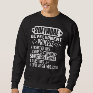 Sweatshirt Processus de développement de logiciels Codage Pro
