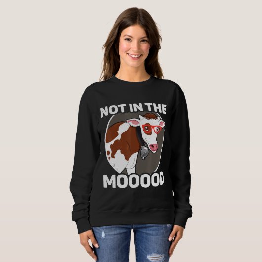Sweatshirt Producteur Laitier Pas Dans La Vache Moody (Devant entier)