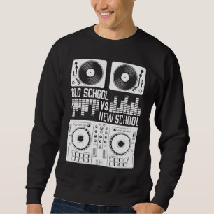 Sweatshirt Producteur musical DJ Old School Vinyl electro Tec