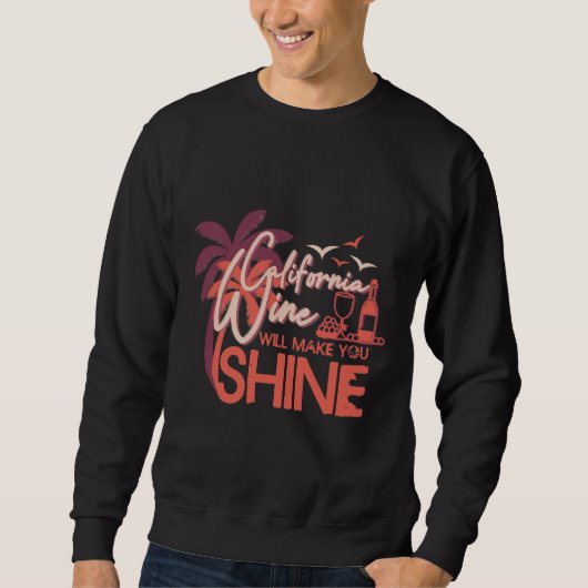 Sweatshirt Producteur vinicole de Californie (Devant)