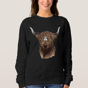 Sweatshirt Producteurs de vaches de ferme Animal Farmer Scott
