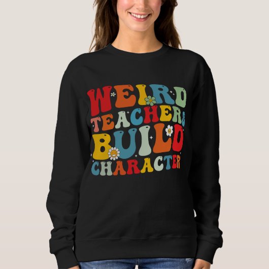 Sweatshirt Prof bizarre construit le caractère professeur gro (Devant)