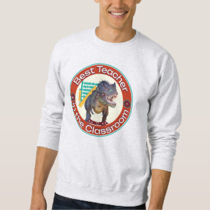 Sweatshirt Prof de maths drôle de dinosaure