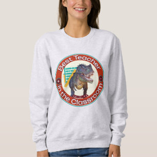Sweatshirt Prof de maths drôle de dinosaure