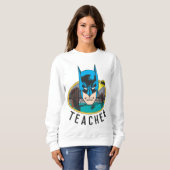 Sweatshirt Professeur à la tête de Batman (Devant entier)