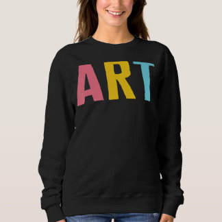 Sweatshirt Professeur d'art Artiste Peinture Sport Instructeu